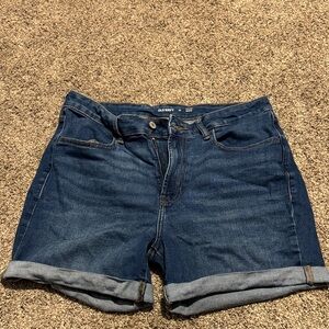 Old Navy Women's Dark Blue Jean Shorts